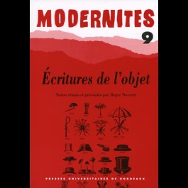 Écritures de l'objet – Modernités 9