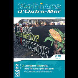 Résistances territoriales dans les campagnes des Suds. Identités, ressources et blocages - Les Cahiers d'Outre-Mer 285