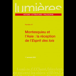 Montesquieu et l'Asie : la réception de l'Esprit des lois - Lumières 41