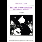 Déviance et transgression dans la littérature et les arts britanniques, Annales du GERB, 9