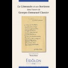 Eidôlon 108 - Limousin et ses horizons dans l'oeuvre de Georges-Emmanuel Clancier (Le)