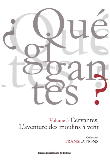 HAUTCŒUR (Guiomar)Cervantes, L'aventure des moulins à vent (Vol. III)
