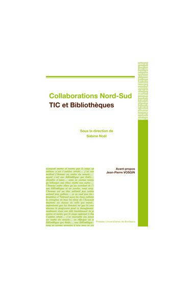 NÖEL (Sabine)Collaborations Nord-Sud - TIC et Bibliothèques