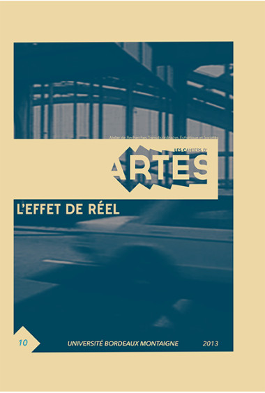 L'effet de réel - Les Cahiers d'Artes n°10