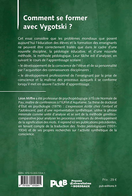 Comment se former avec Vygotski ? – 3e édition