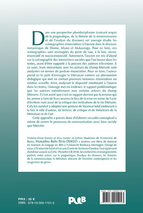 Approche sociopragmatique du discours romanesque