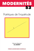 Poétiques de l’inquiétude
