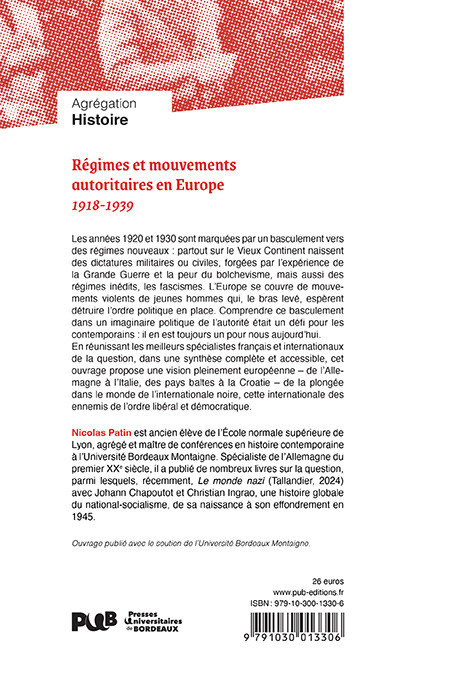 Régimes et mouvements autoritaires en Europe