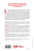 Situations de vulnérabilités dans les espaces francophones et plurilingues
